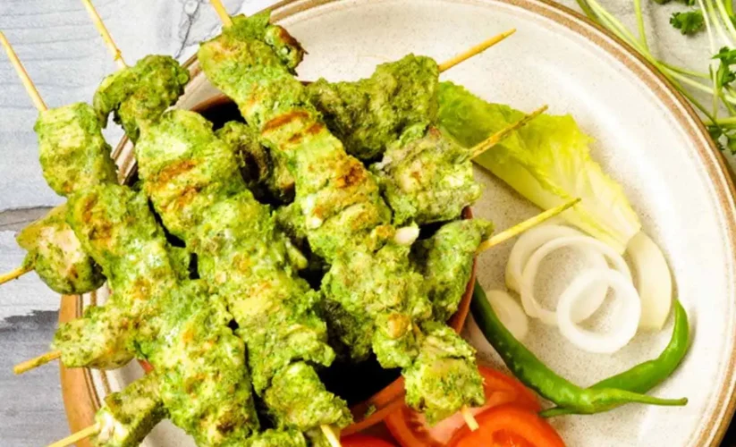 Perfectly grilled, tender, and packed with flavors, Haryali Chicken Tikka is a delight for your taste buds!